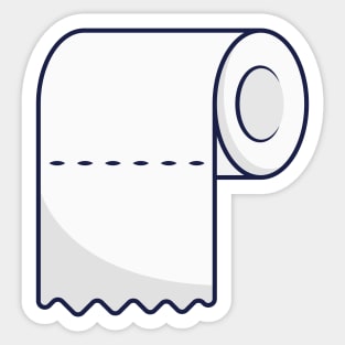 Toilet Paper Sticker